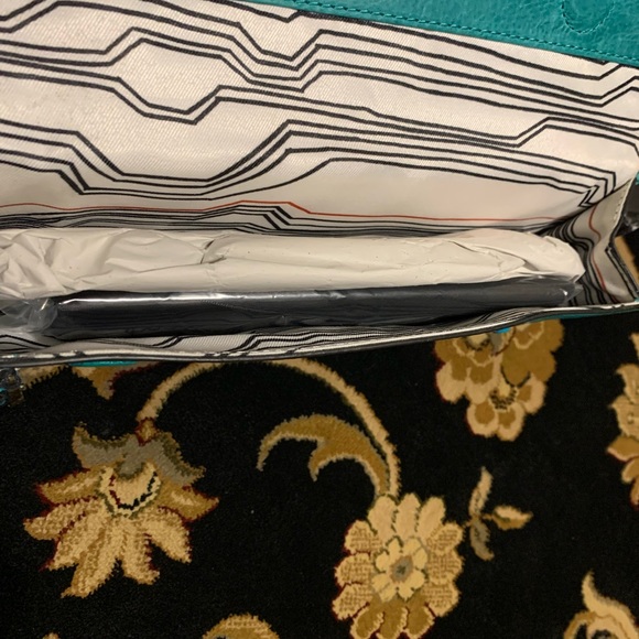 COPY - She + Lo studded teal clutch - Picture 3 of 7